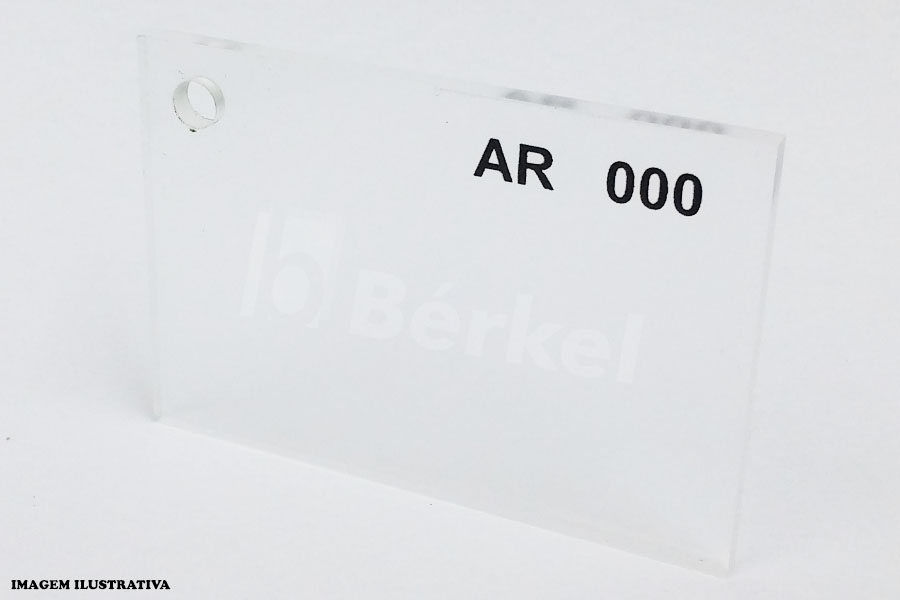 AR-000 Chapa Acrilica Anti Reflexiva Cristal